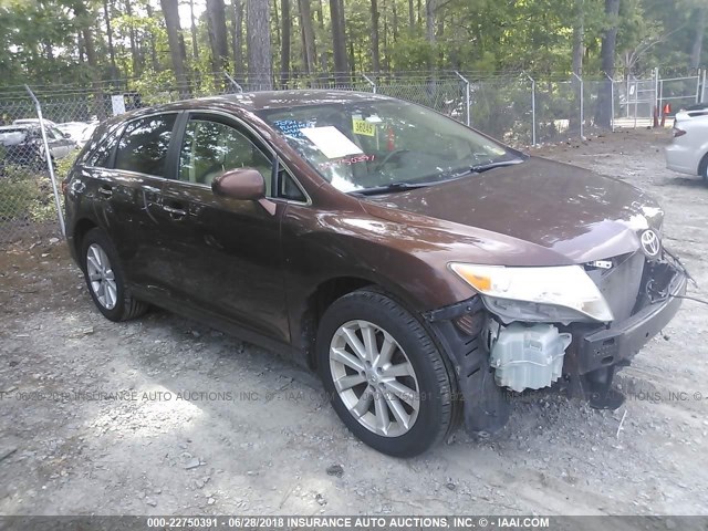 4T3ZE11A69U001782 - 2009 TOYOTA VENZA BROWN photo 1