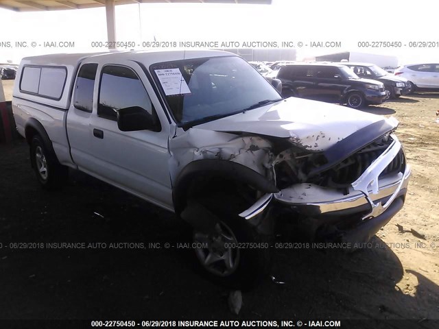 5TESN92NX2Z069594 - 2002 TOYOTA TACOMA XTRACAB PRERUNNER თეთრი ფოტო 1