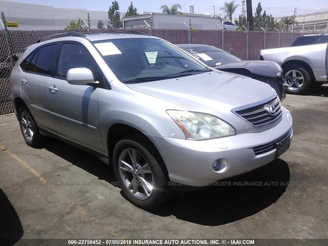 JTJHW31U360019376 - 2006 LEXUS RX 400 SILVER photo 1