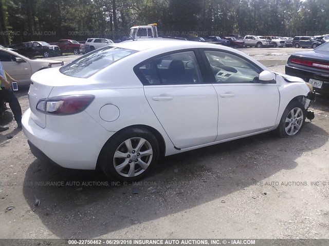 JM1BL1SG3A1190761 - 2010 MAZDA 3 I WHITE photo 4