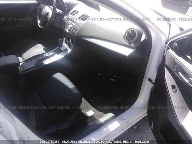 JM1BL1SG3A1190761 - 2010 MAZDA 3 I WHITE photo 5