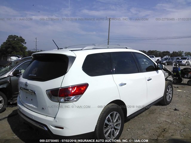 5N1AR2MN5GC667176 - 2016 NISSAN PATHFINDER S/SV/SL/PLATINUM 白色 照片 4