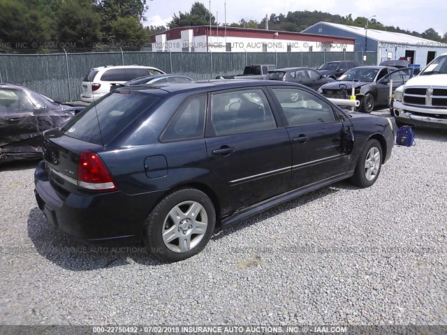 1G1ZT61896F122019 - 2006 CHEVROLET MALIBU MAXX LT BLUE photo 4