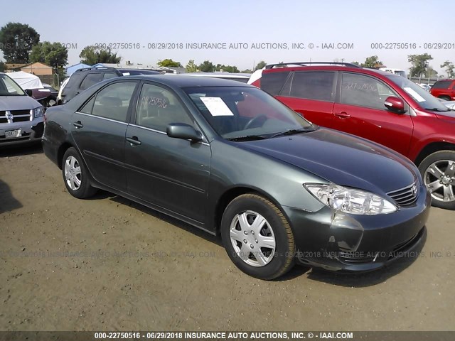 4T1BE32K45U076696 - 2005 TOYOTA CAMRY LE/XLE/SE 青色 照片 1