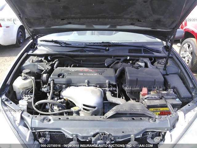4T1BE32K45U076696 - 2005 TOYOTA CAMRY LE/XLE/SE 青色 照片 10