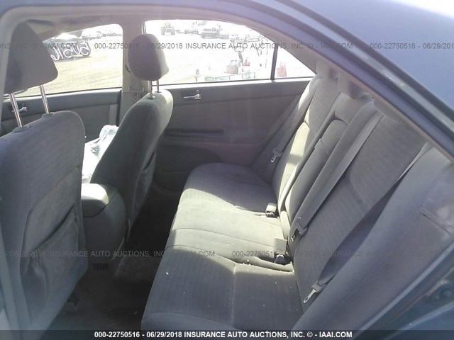 4T1BE32K45U076696 - 2005 TOYOTA CAMRY LE/XLE/SE 青色 照片 8