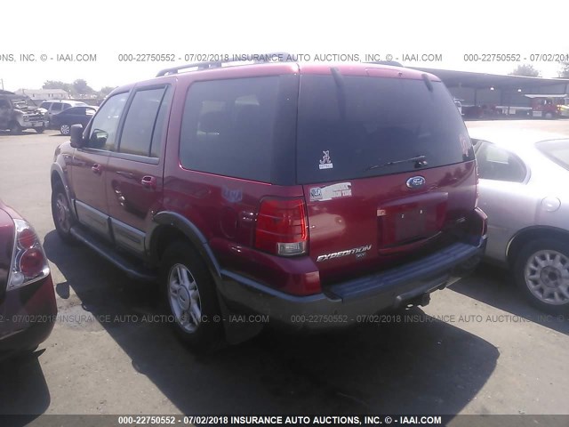 1FMPU16576LA17036 - 2006 FORD EXPEDITION XLT RED photo 3