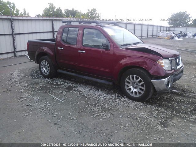 1N6AD0ER4BC417295 - 2011 NISSAN FRONTIER S/SV/SL/PRO-4X RED photo 1