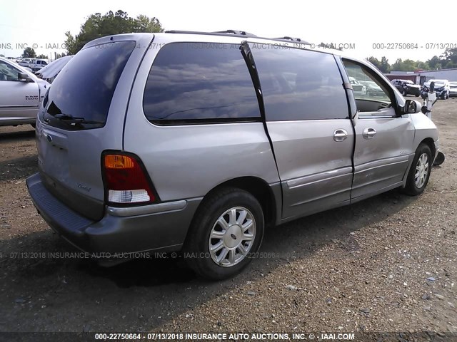 2FMDA58452BB54901 - 2002 FORD WINDSTAR LIMITED BEIGE photo 4