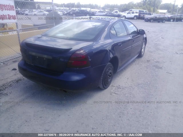 2G2WP582181139924 - 2008 PONTIAC GRAND PRIX BLUE photo 4