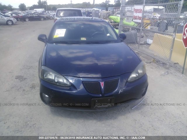 2G2WP582181139924 - 2008 PONTIAC GRAND PRIX BLUE photo 6