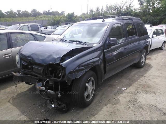 1GNET16S166110628 - 2006 CHEVROLET TRAILBLAZER EXT LS/EXT LT BLACK photo 2