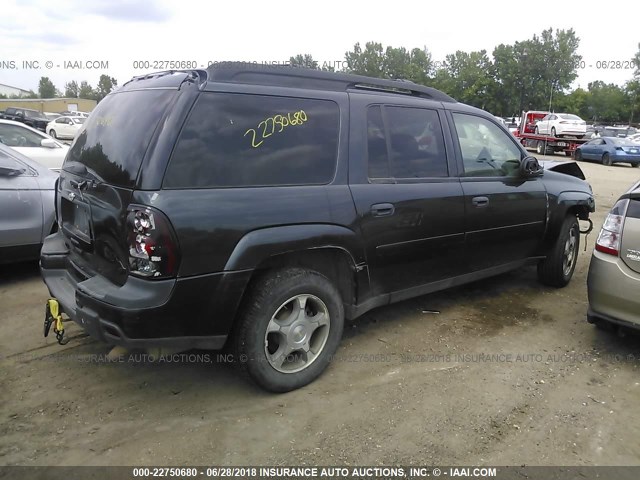 1GNET16S166110628 - 2006 CHEVROLET TRAILBLAZER EXT LS/EXT LT BLACK photo 4