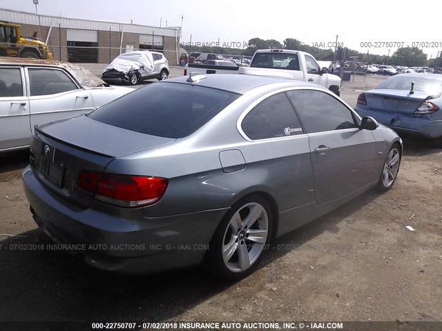 WBAWB735X7P038404 - 2007 BMW 335 I SILVER photo 4