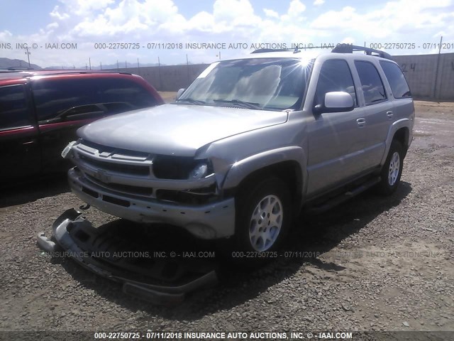 1GNEK13T26R138226 - 2006 CHEVROLET TAHOE K1500 SILVER photo 2