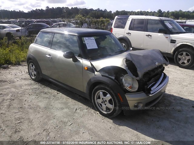 WMWMF33557TU60219 - 2007 MINI COOPER GRAY photo 1