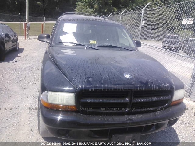 1D4HS38N73F584111 - 2003 DODGE DURANGO SPORT BLACK photo 6