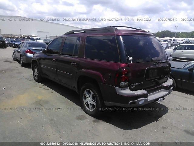 1GNES16P646223471 - 2004 CHEVROLET TRAILBLAZER EXT LS/EXT LT BURGUNDY photo 3