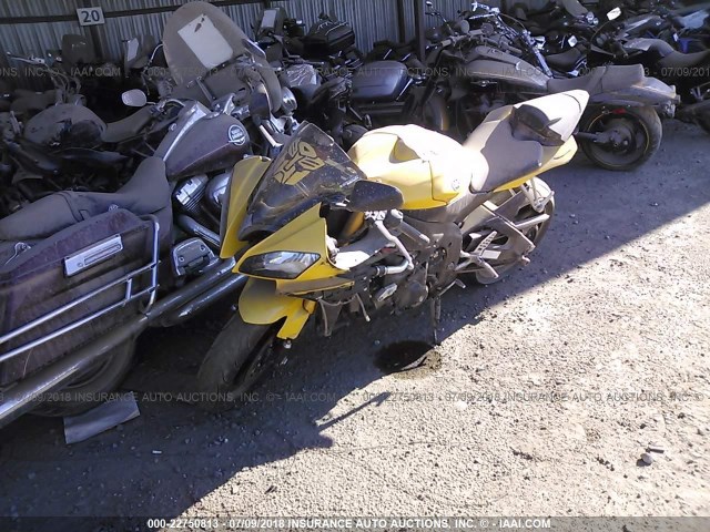 JYARJ16EX8A005754 - 2008 YAMAHA YZFR6 YELLOW photo 2