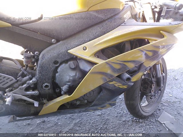 JYARJ16EX8A005754 - 2008 YAMAHA YZFR6 YELLOW photo 8