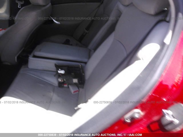 JTHBK262472039405 - 2007 LEXUS IS 250 RED photo 8