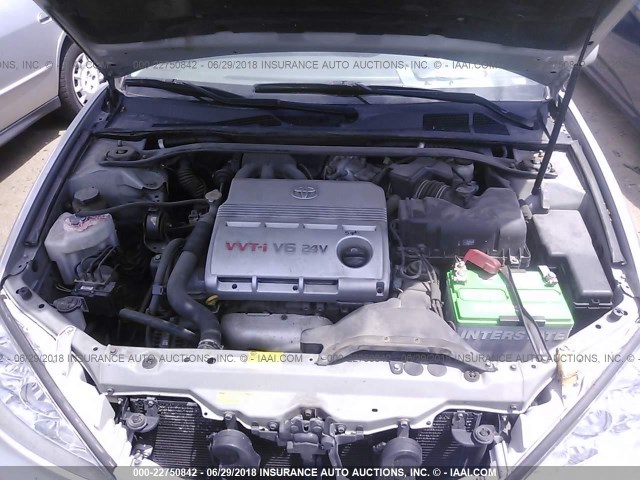 4T1BF32K55U615453 - 2005 TOYOTA CAMRY LE/XLE/SE 银色 照片 10