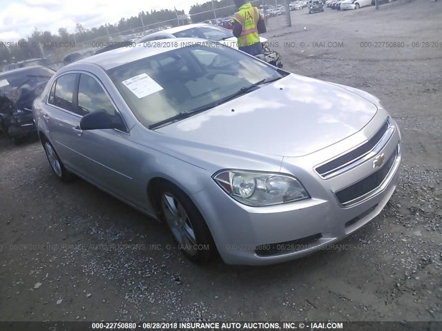 1G1ZB5EB4A4127913 - 2010 CHEVROLET MALIBU LS SILVER photo 1