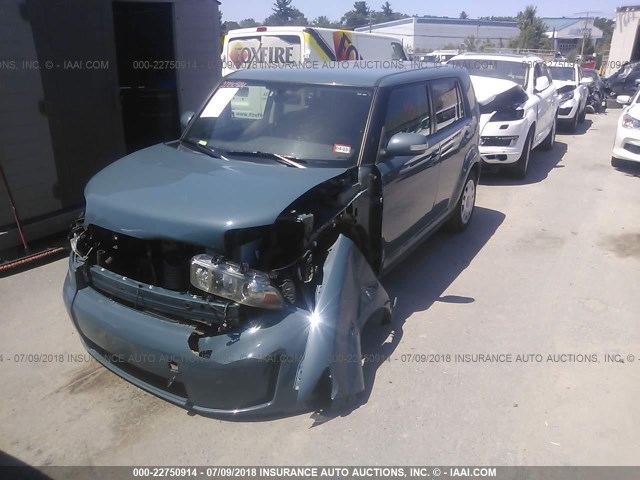 JTLKE50E491090719 - 2009 TOYOTA SCION XB Blau Foto 2