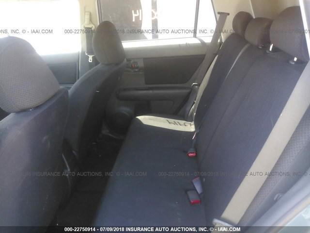 JTLKE50E491090719 - 2009 TOYOTA SCION XB Blau Foto 8