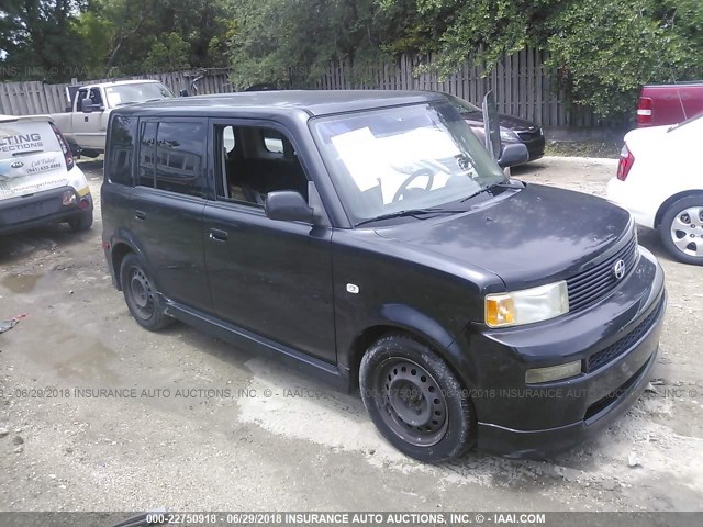 JTLKT324054026958 - 2005 TOYOTA SCION XB BLACK photo 1