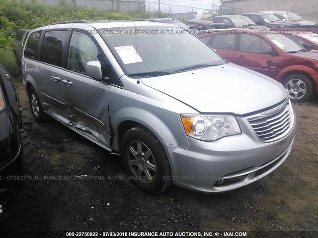 2A4RR5DG3BR658173 - 2011 CHRYSLER TOWN & COUNTRY TOURING SILVER photo 1