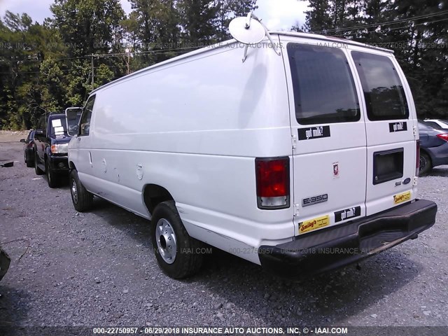 1FDSS3EL6ADA72592 - 2010 FORD ECONOLINE E350 SUPER DUTY VAN WHITE photo 3