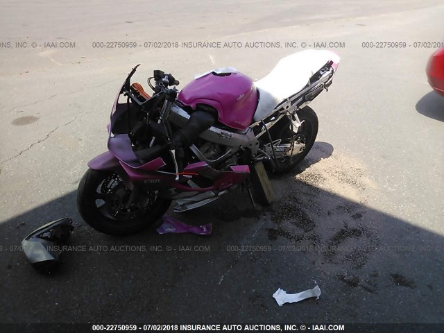 JH2PC35036M701687 - 2006 HONDA CBR600 F4 PINK photo 2