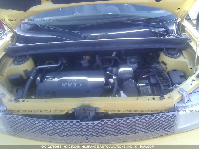 JTLKT334754016295 - 2005 TOYOTA SCION XB Sarı foto 10