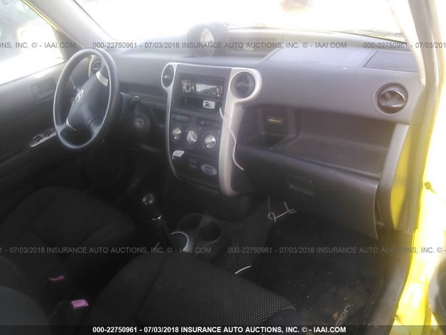 JTLKT334754016295 - 2005 TOYOTA SCION XB Sarı foto 5