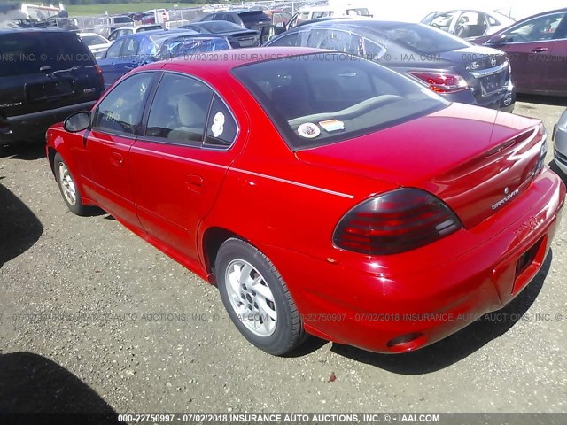 1G2NE52F44C249979 - 2004 PONTIAC GRAND AM SE RED photo 3