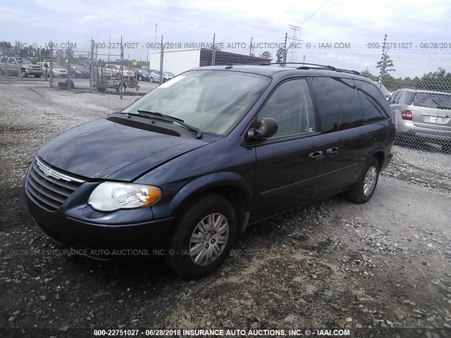 2A4GP44R97R307767 - 2007 CHRYSLER TOWN & COUNTRY LX Dark Blue photo 2