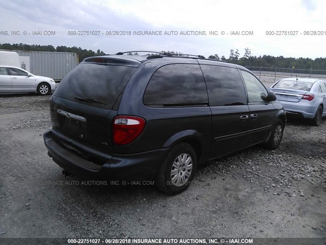 2A4GP44R97R307767 - 2007 CHRYSLER TOWN & COUNTRY LX Dark Blue photo 4