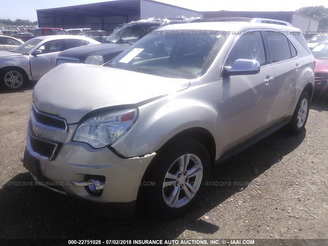 2GNFLGEK4D6346108 - 2013 CHEVROLET EQUINOX LTZ GOLD photo 2