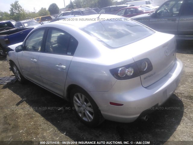 JM1BK32F371665761 - 2007 MAZDA 3 I SILVER photo 3