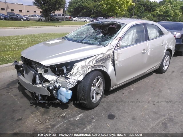 1G11B5SL1FF179327 - 2015 CHEVROLET MALIBU LS TAN photo 2