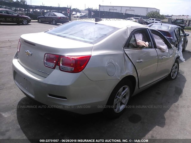 1G11B5SL1FF179327 - 2015 CHEVROLET MALIBU LS TAN photo 4