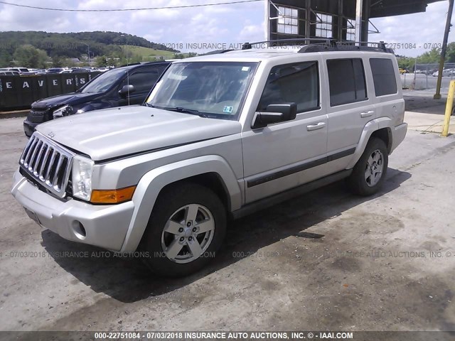 1J8HG48K47C511398 - 2007 JEEP COMMANDER TAN photo 2