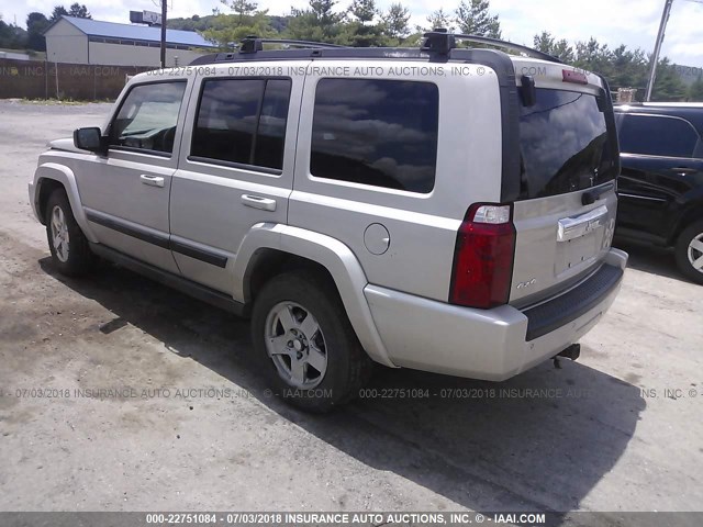 1J8HG48K47C511398 - 2007 JEEP COMMANDER TAN photo 3