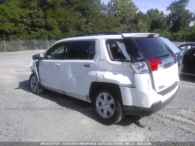 2CTALSEC0B6269978 - 2011 GMC TERRAIN SLE WHITE photo 3