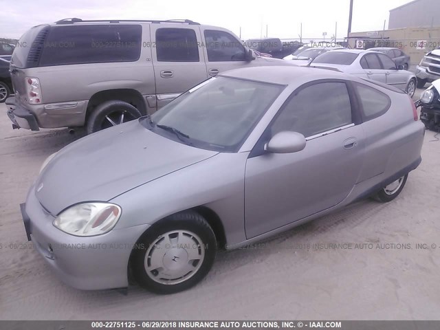 JHMZE13716S000429 - 2006 HONDA INSIGHT SILVER photo 2