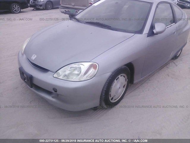 JHMZE13716S000429 - 2006 HONDA INSIGHT SILVER photo 6