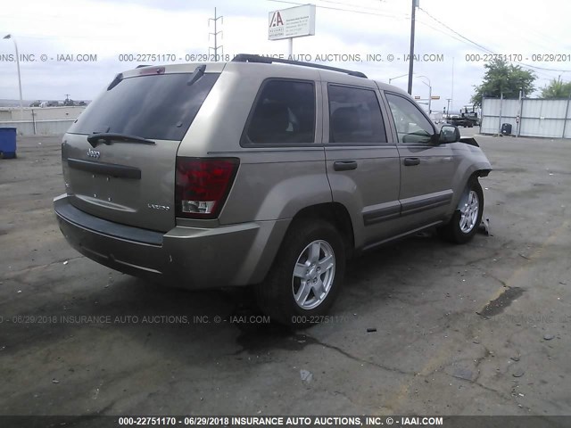 1J4GR48K35C670580 - 2005 JEEP GRAND CHEROKEE LAREDO/COLUMBIA/FREEDOM 金色 照片 4