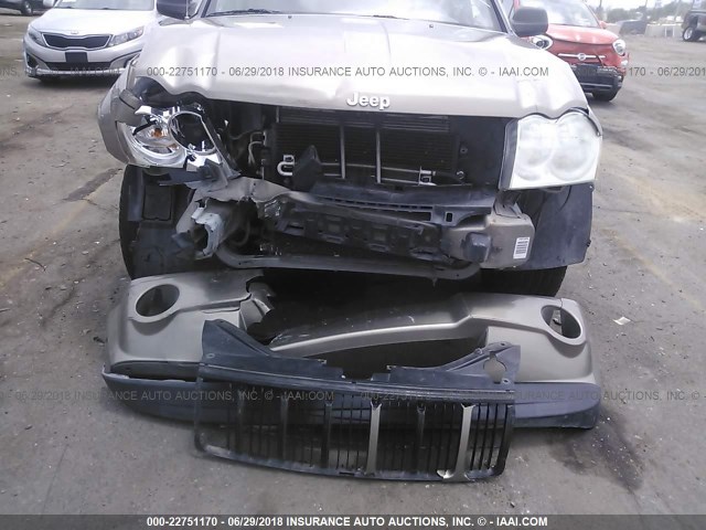 1J4GR48K35C670580 - 2005 JEEP GRAND CHEROKEE LAREDO/COLUMBIA/FREEDOM 金色 照片 6