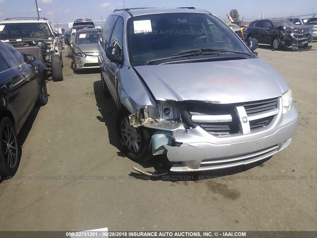 2D4GP24RX5R170252 - 2005 DODGE GRAND CARAVAN SE SILVER photo 6